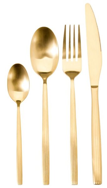 Sada nerezových příborů GOLD 16 ks