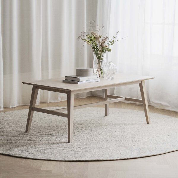 Béžový Konferenční stolek Filippa 52 × 70 × 130 cm ROWICO