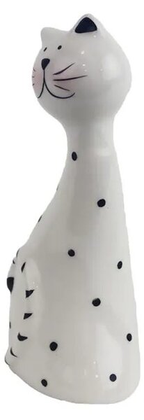Dekorace kočka X6620 - 6.7 × 5.2 × 14.8 cm