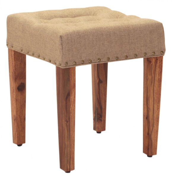 Taburet s potahem 40x45x40 z indického masivu palisandr