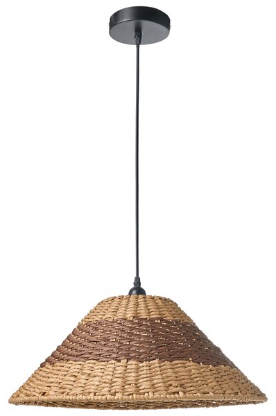 Závěsná lampa BANCAL Papírové lano Přírodní