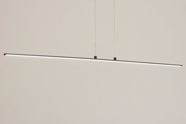 Závěsné designové LED svítidlo na lanku Revollte Line Black (LMD)