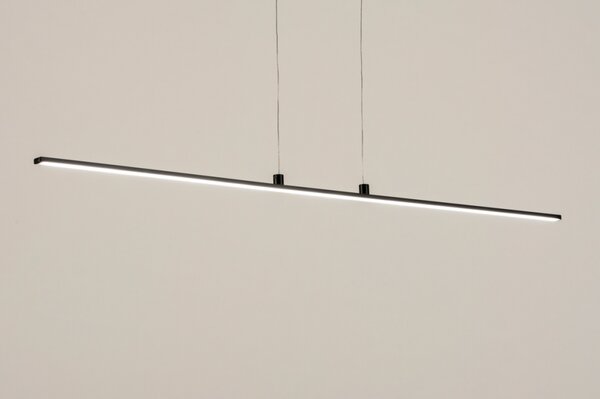 Závěsné designové LED svítidlo na lanku Novento Black (LMD)