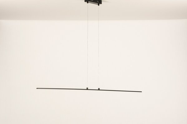 Závěsné designové LED svítidlo na lanku Revollte Line Black (LMD)