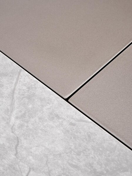 Halmar Rozkládací jídelní stůl VALENTINO 160(220)x90 šedý/zlatý