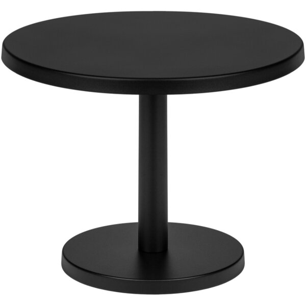 Noo.ma Černý kovový odkládací stolek Odo 52 cm
