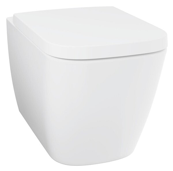 GROHE BauEdge Ceramic - Závěsné WC 543x343 mm s WC deskou, alpská bílá 106740SH00