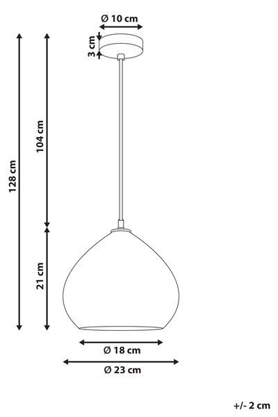 Závěsná lampa SANYATI Mangové dřevo Tmavě hnědá