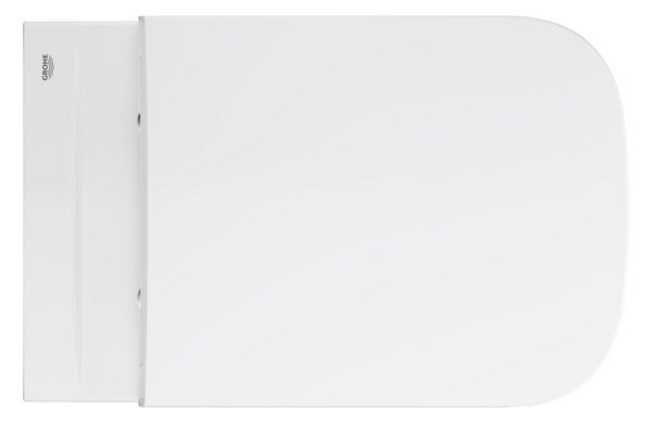 GROHE BauEdge Ceramic - Závěsné WC 543x343 mm s WC deskou, alpská bílá 106740SH00