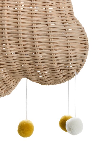 Závěsná lampa Mrak ONON Ratan Přírodní