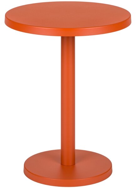 Noo.ma Oranžový kovový odkládací stolek Odo 44 cm