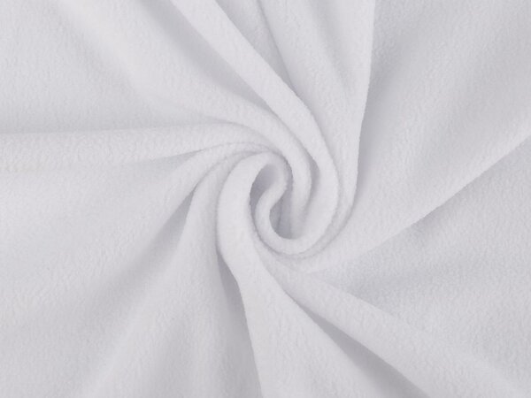 Polar fleece METRÁŽ šíře 150 cm - 1 (25) bílá
