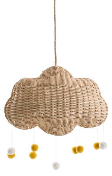 Závěsná lampa Mrak ONON Ratan Přírodní
