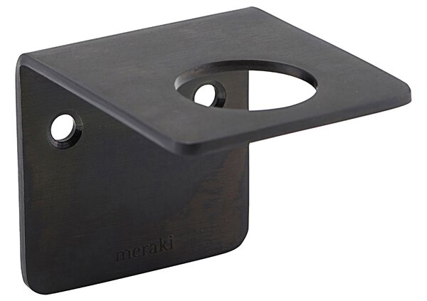 Černý kovový nástěnný držák Meraki Supply 5,8 x 5,8 cm