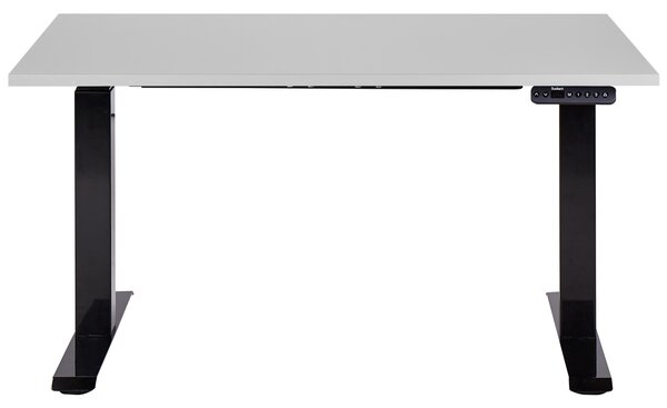 Elektricky výškově nastavitelný pracovní stůl DESTINES Šedá/Černá 120 cm 72 cm