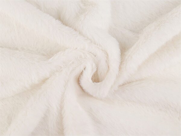 Oděvní umělá kožešina rabbit METRÁŽ - 2 Off White