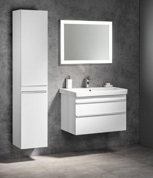 Sapho Sapho, SITIA skříňka vysoká 46,7x172x32cm, 2x dvířka, levá/pravá, bílá matná, SI450-3131