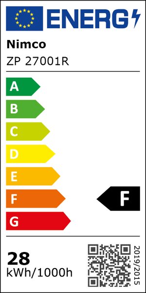 Nimco oválné zrcadlo do koupelny s LED osvětlením 70 ZP 27001R