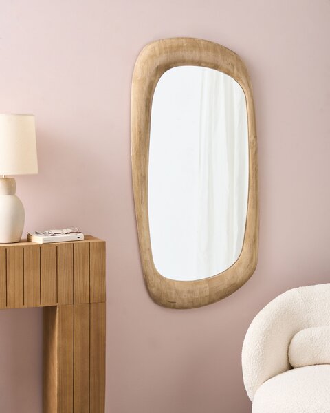 Zrcadlo TRIZAY 57 cm 120 cm Dřevo Hnědá