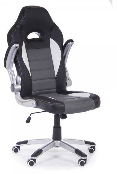Kancelářské křeslo Tech Plus, černá / šedá