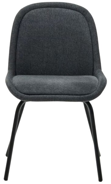 Šedá čalouněná jídelní židle Kave Home Aimin