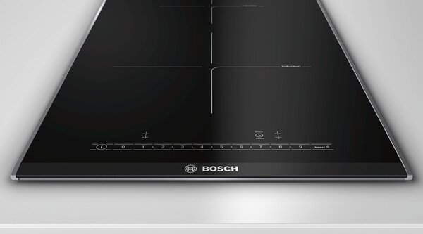 Bosch PIB375FB1E varná deska Černá, Nerezová ocel Vestavěné Indukční varná deska se zónami 2 zóna/zón