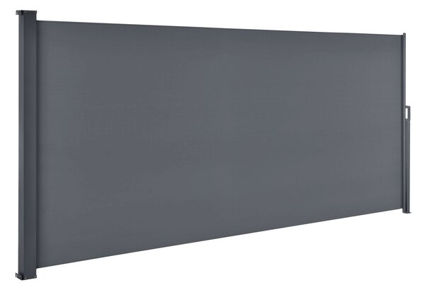 Juskys Boční markýza Dubaj 500 x 160cm - šedá