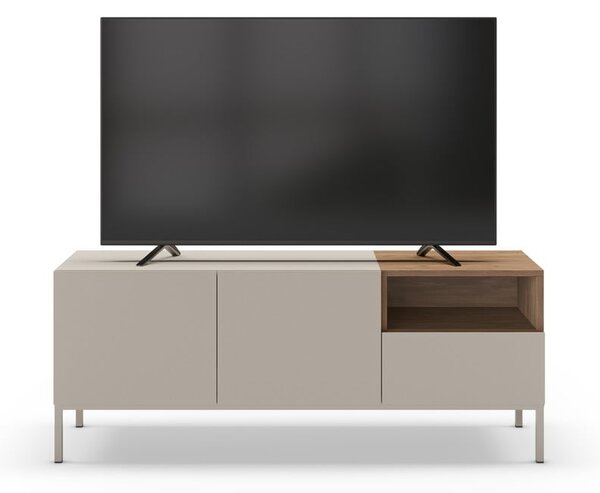 Krémový TV stolek 140x55 cm Cailin – Marckeric