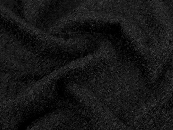 Kostýmovka tvíd - 2 (305 g/m²) černá lurex