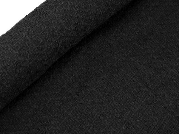 Kostýmovka tvíd - 2 (305 g/m²) černá lurex