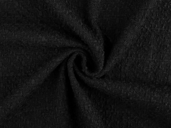 Kostýmovka tvíd - 2 (305 g/m²) černá lurex