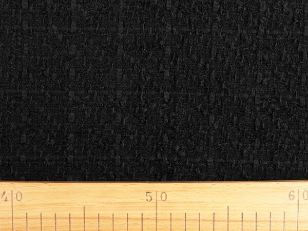 Kostýmovka tvíd - 2 (305 g/m²) černá lurex