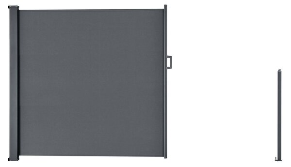 Juskys Boční markýza Dubaj 300 x 160 cm - antracit
