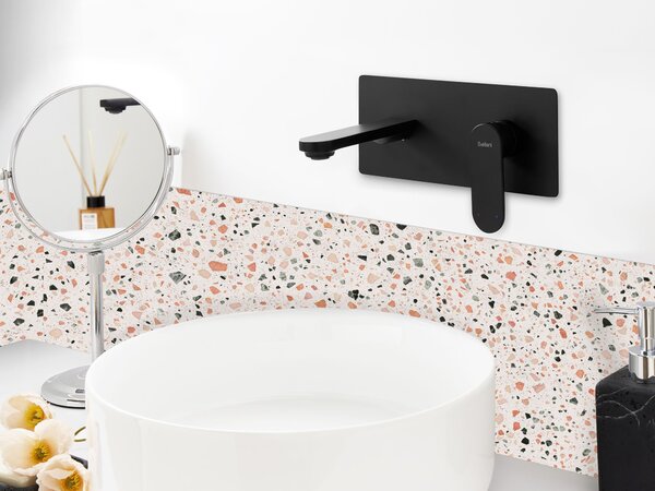 Nástěnná umyvadlová baterie CHUNGARA Mosaz Černá