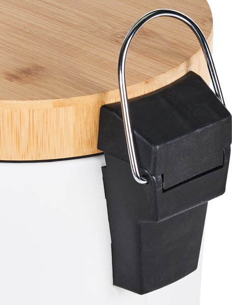 Sada 2 odpadkových košů 3 L ECOSMART Kov Bílá