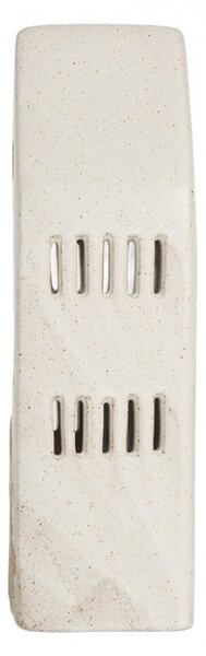 Béžový keramický domeček s jelenem a LED světýlkem Boekend II L – 9x7x24 cm