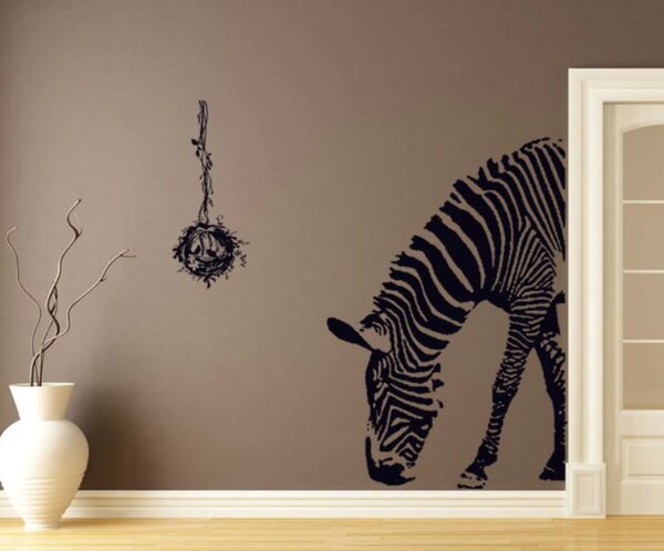 Živá Zeď Samolepka Zebra