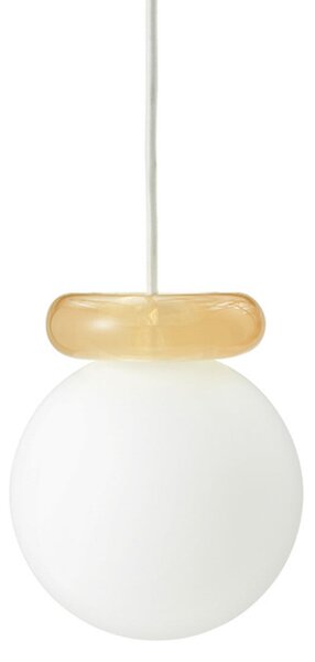 Závěsná svítidlo Normann Copenhagen, Hinx, stmívatelné, Béžová, Kuchyně, Sklo, Design