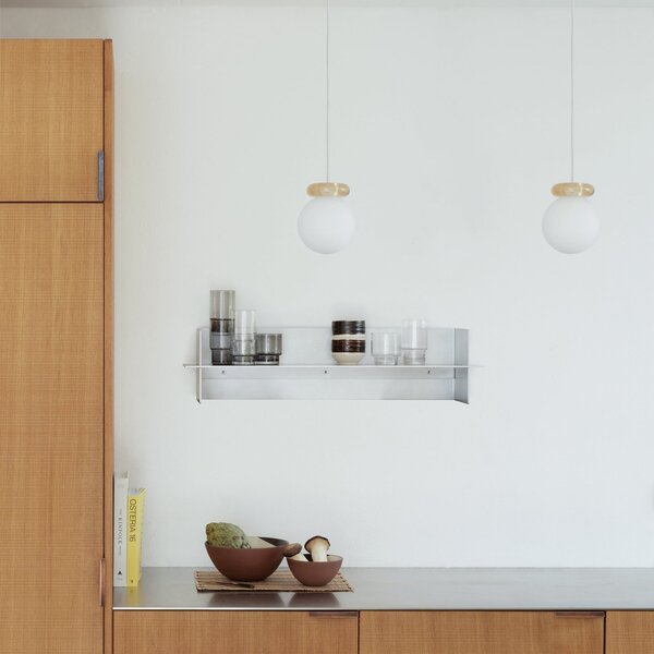 Závěsná svítidlo Normann Copenhagen, Hinx, stmívatelné, Béžová, Kuchyně, Sklo, Design