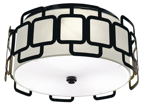 Stropní Lampa HINKLEY, Sabina, stmívatelné, Černá, Obývací pokoj, Kov, Moderní