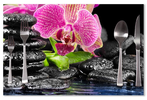 Prostírání SABLIO - Orchidej na kamenech 40x30cm
