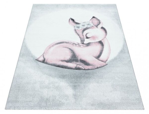 Ayyildiz Dětský kusový koberec Bambi 850 Pink | Růžový Typ: 80x150 cm