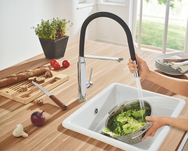 Grohe Concetto kuchyňská baterie stojící StarLight Chrome 31491000