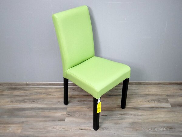 Čalouněná židle FLEN 16033A 93x38x54 cm imitace kůže dřevo