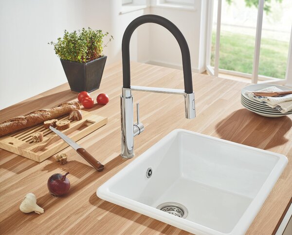 Grohe Concetto kuchyňská baterie stojící StarLight Chrome 31491000