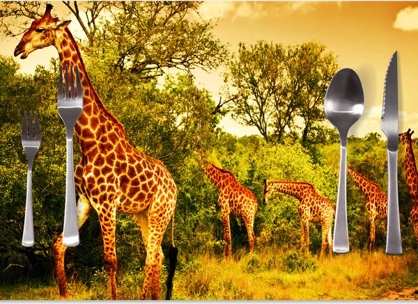 Prostírání SABLIO - Žirafy 40x30cm