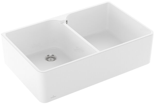 Villeroy & Boch Farmhouse keramický dřez 79.5x50 cm bílá 638001R1