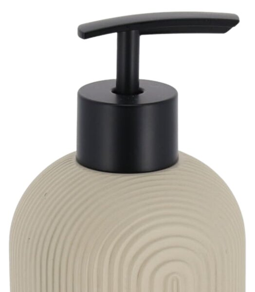 Dávkovač mýdla Elya, béžová/s černými prvky, 400 ml