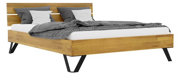 Dubová postel Tero Style 140x200 cm, dub, masiv
