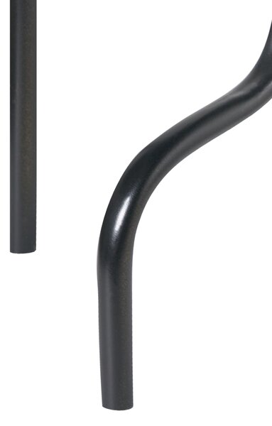 Svícen PORRTELA Kov 50 cm Černá